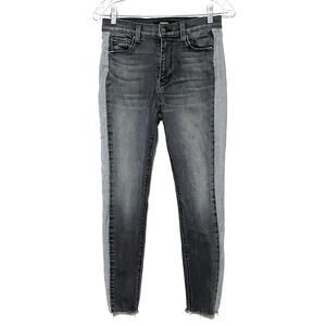 Hudson Jeans Women's Skinny Jeans - Black and Gray
